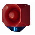 Cooper Fulleon 7092285FUL-0192 Asserta Sounder Beacon Red Base, Blue Lens (230V, 120dB)